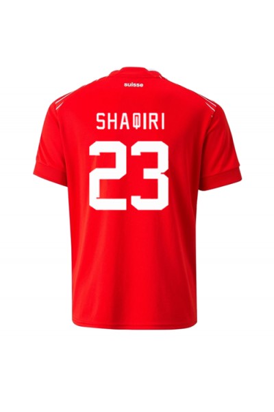 Fotbalové Dres Švýcarsko Xherdan Shaqiri #23 Domácí Oblečení MS 2022 Krátký Rukáv